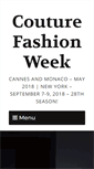 Mobile Screenshot of couturefashionweek.com